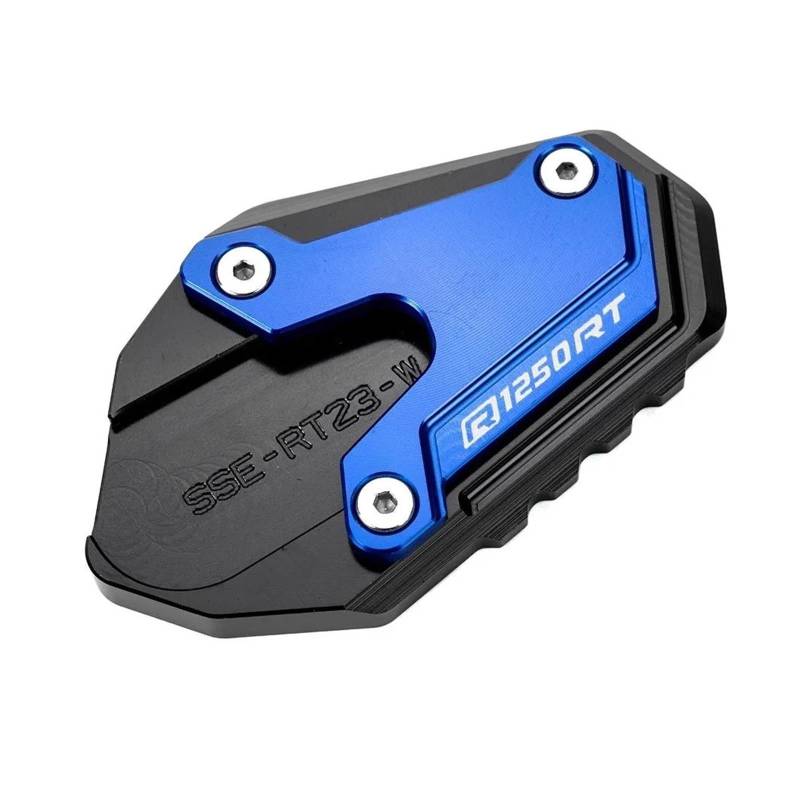 Für R1250RT R 1250RT R1250 RT 2018-2024 Schlüsselanhänger CNC Kickstand Fuß Seitenständer Verlängerung Pad Cover Schutz(Blue d) von mojieou