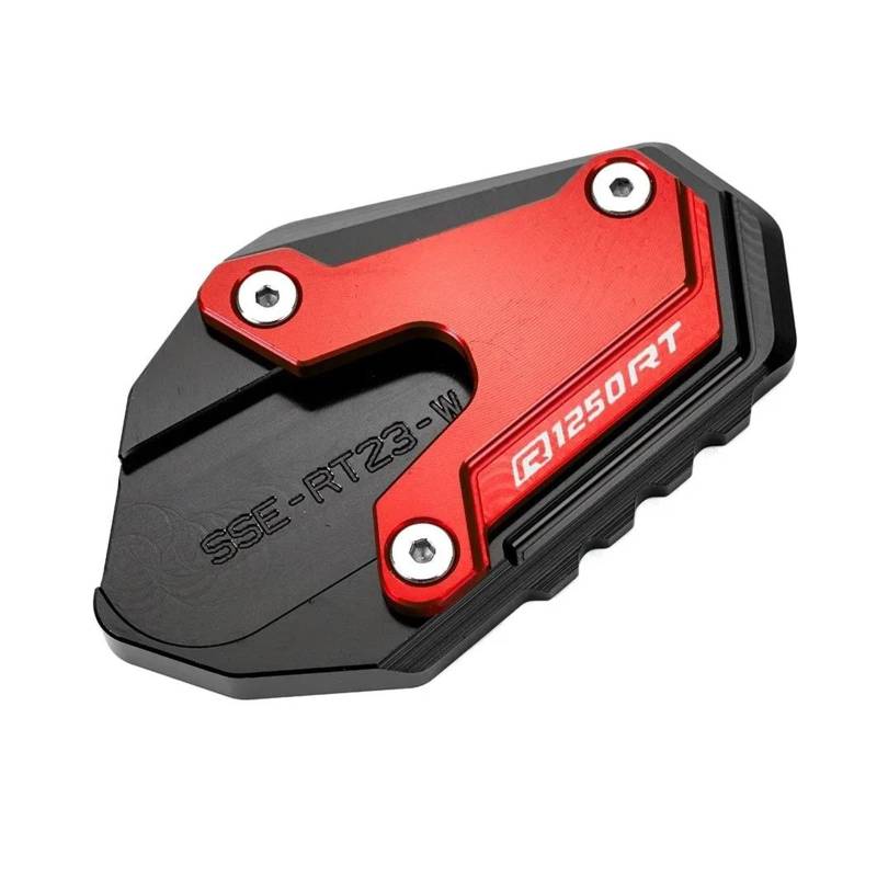 Für R1250RT R 1250RT R1250 RT 2018-2024 Schlüsselanhänger CNC Kickstand Fuß Seitenständer Verlängerung Pad Cover Schutz(Red d) von mojieou