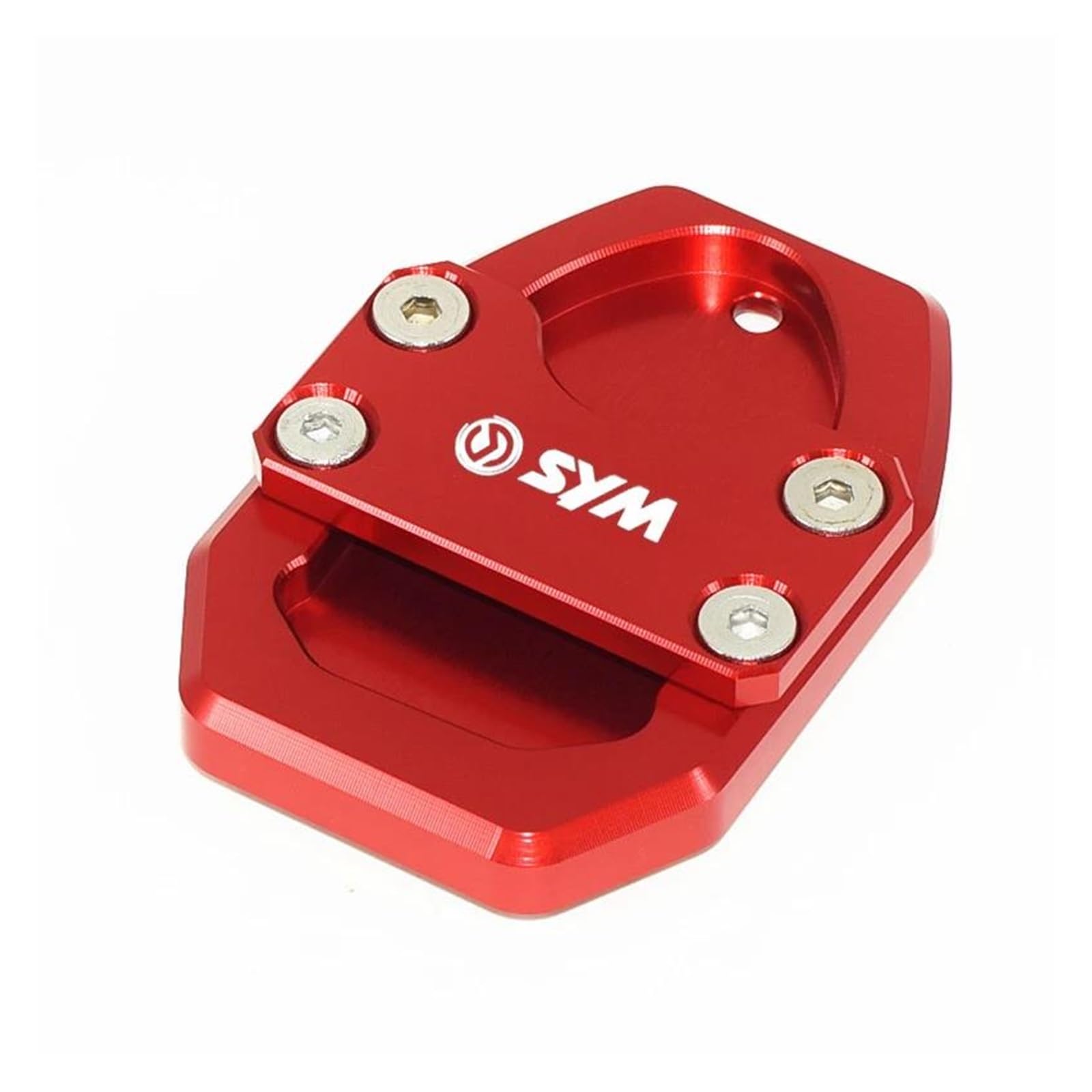 Für SYM CRUISYM300 GTS300i GTS 300 300i CNC Kickstand Fuß Seite Stehen Verlängerung Pad Unterstützung Platte Vergrößern Stehen(Red) von mojieou