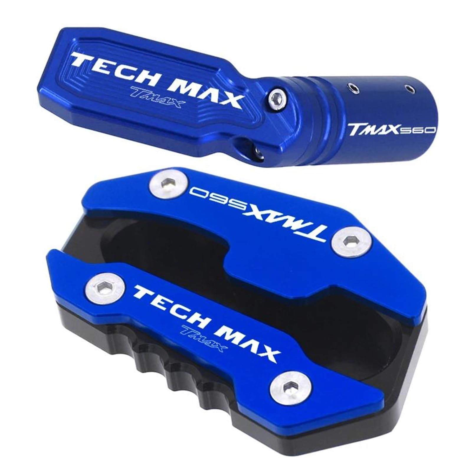 Für TMAX560 Tech Max 2020 2021 2022 2023 TMAX 560 Kickstand Fuß Seitenständer Verlängerung Pad Zubehör(Blue a) von mojieou