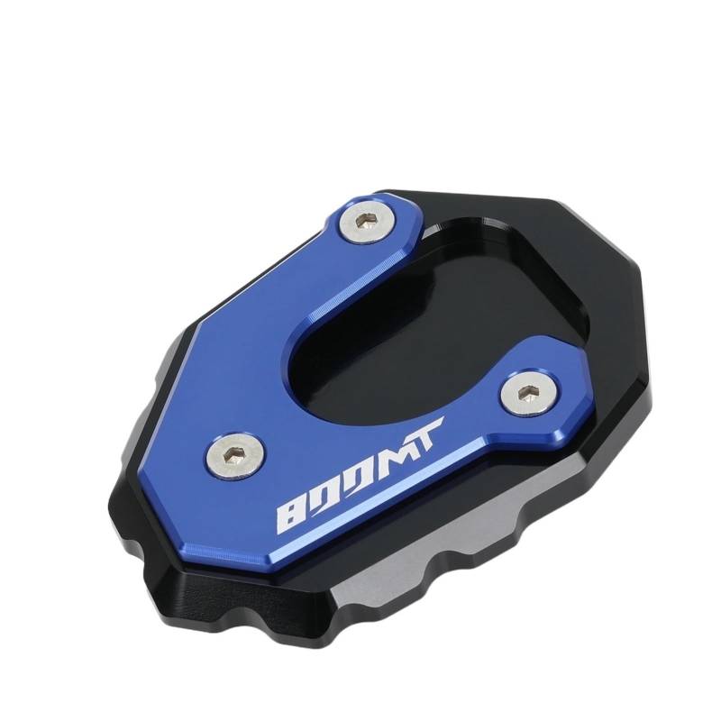 mojieou Für CFMOTO 800MT 800 MT 800 MT800 2024 2025 Motorradzubehör CNC Ständer Seitenständerverlängerung(Blau) von mojieou