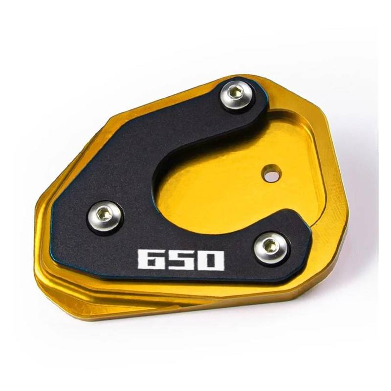 mojieou Für CFMOTO MT800 800MT 650MT 800 650 MT CF Moto 650 TR-G 650TR-G Seite Stehen Verlängerung Pad Halterung(Gold 650) von mojieou