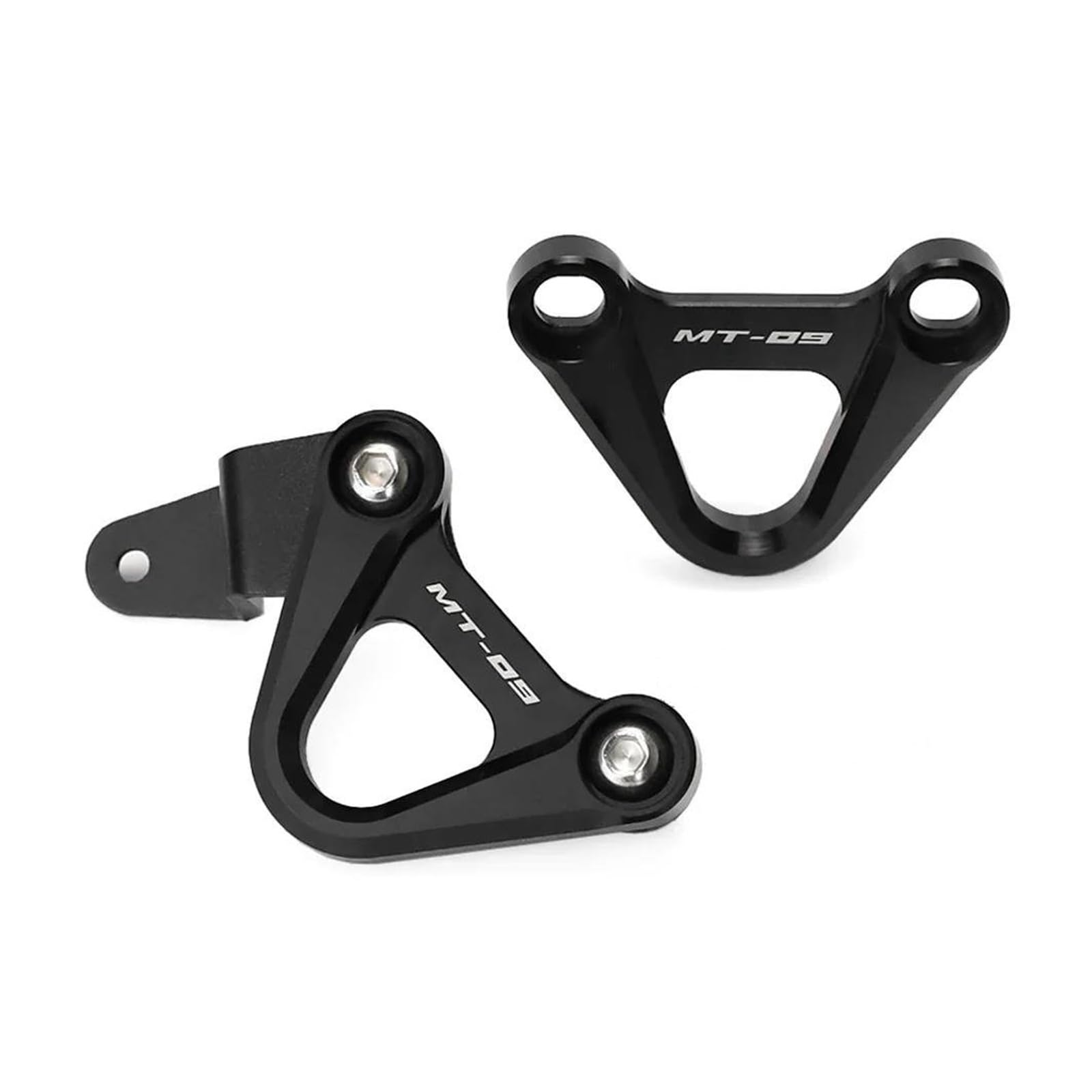 mojieou Für MT09/SP 2014-2020 MT-09 2019 MT FZ 09 Hinten Fußstütze Passagier Fuß Peg Stanzen Platte Pedal Racing Haken von mojieou