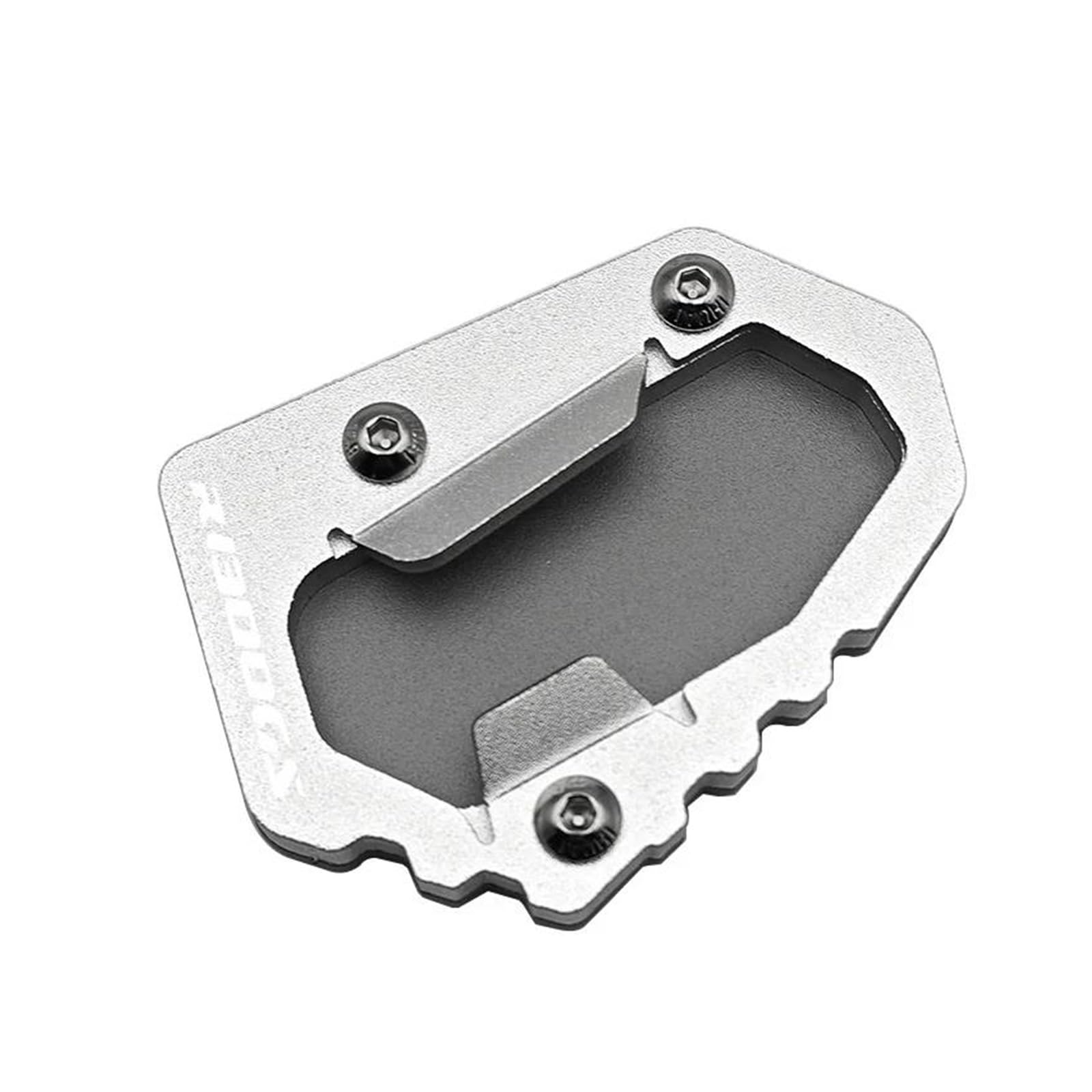 mojieou Für R1300GS R 1300 GS GS1300 2023 2024 Kickstand Pad Fuß Seitenständer Verlängerung Pad Stützplatte(Silver) von mojieou