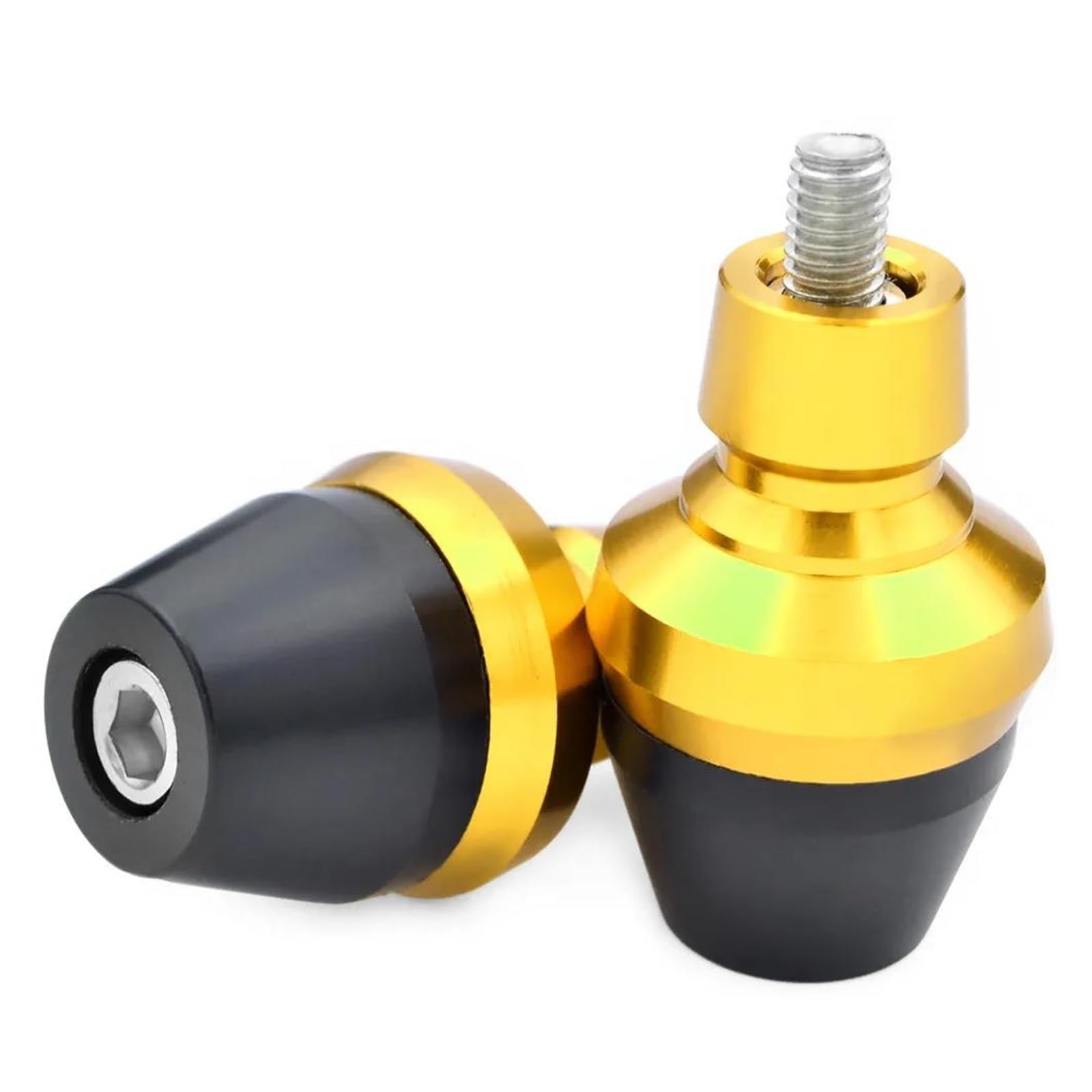 mojieou Für YZFR3 MT01 MT03 MT25 MT07 MT09 MT-09 FZ07 M6 6mm Vorne Fallende Schutz Rahmen Slider Schraube Bolzen Gabel Kappen(Gold) von mojieou