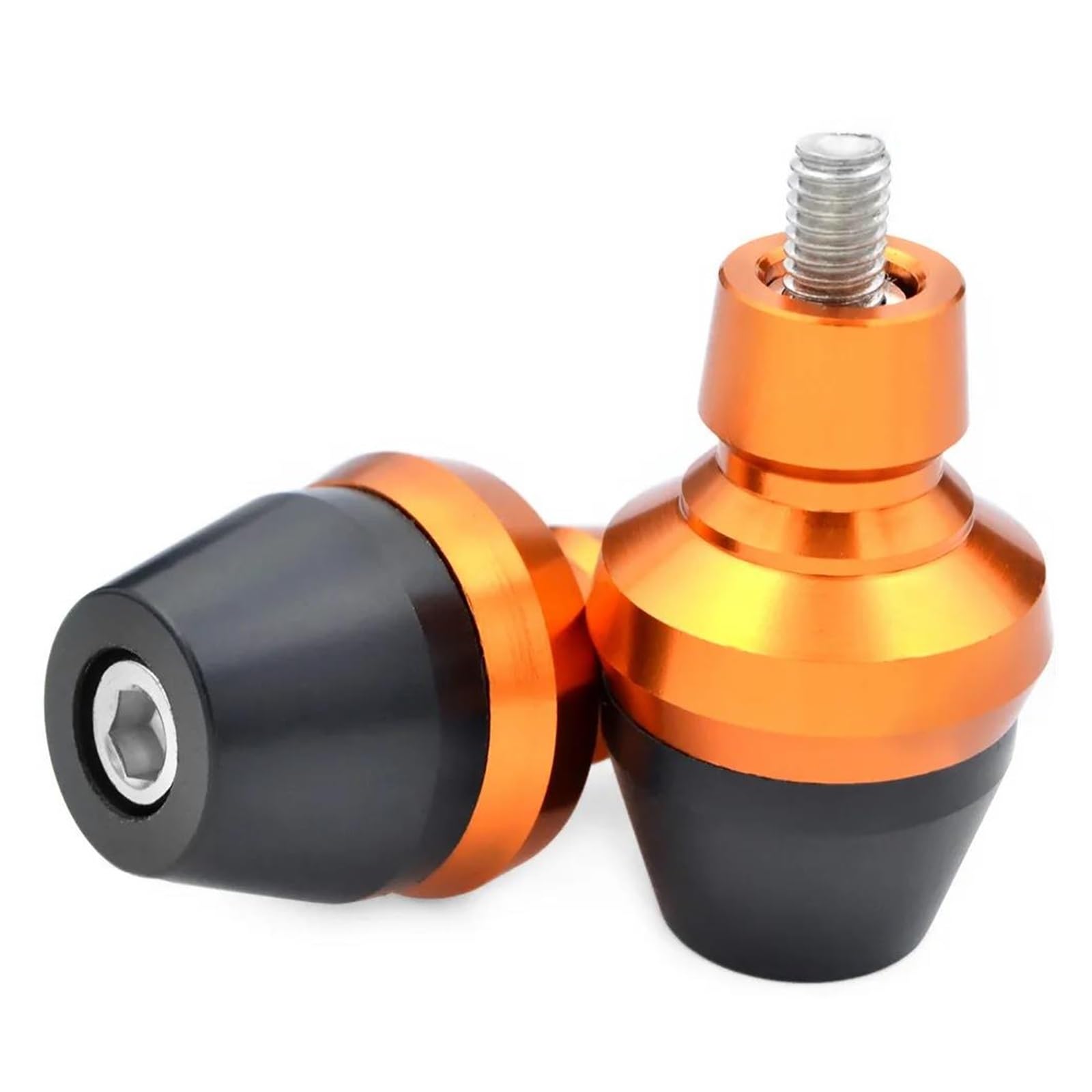 mojieou Für YZFR3 MT01 MT03 MT25 MT07 MT09 MT-09 FZ07 M6 6mm Vorne Fallende Schutz Rahmen Slider Schraube Bolzen Gabel Kappen(Orange) von mojieou