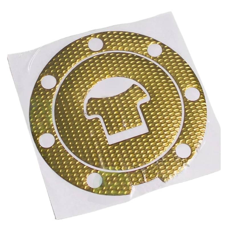 mojieou Neu Verpacken Für Honda CBR RVF VFR CB400 CB1300 CBR1000RR CBR250R F4 F4i CBR 600RR 3D Kraftstoff Gas Öl Kappe Tank Pad Schutz Aufkleber(Gold) von mojieou