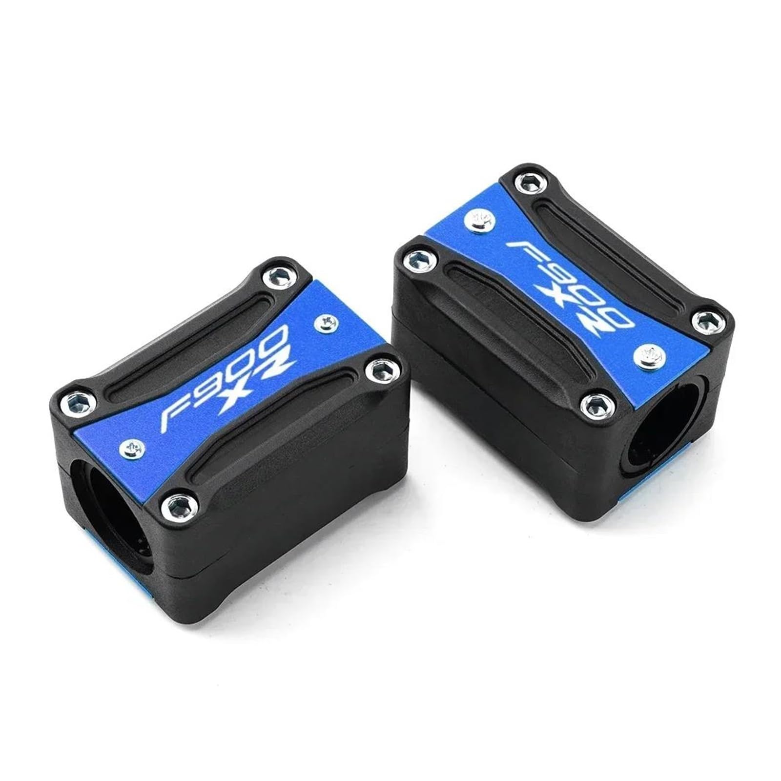 mojieuouo Für F900XR F900 XR F900R 2020-2024 22/25/28mm Motorrad Teil Motor Schutz Stoßstange Crash Schutz Dekorativ(Blau) von mojieuouo