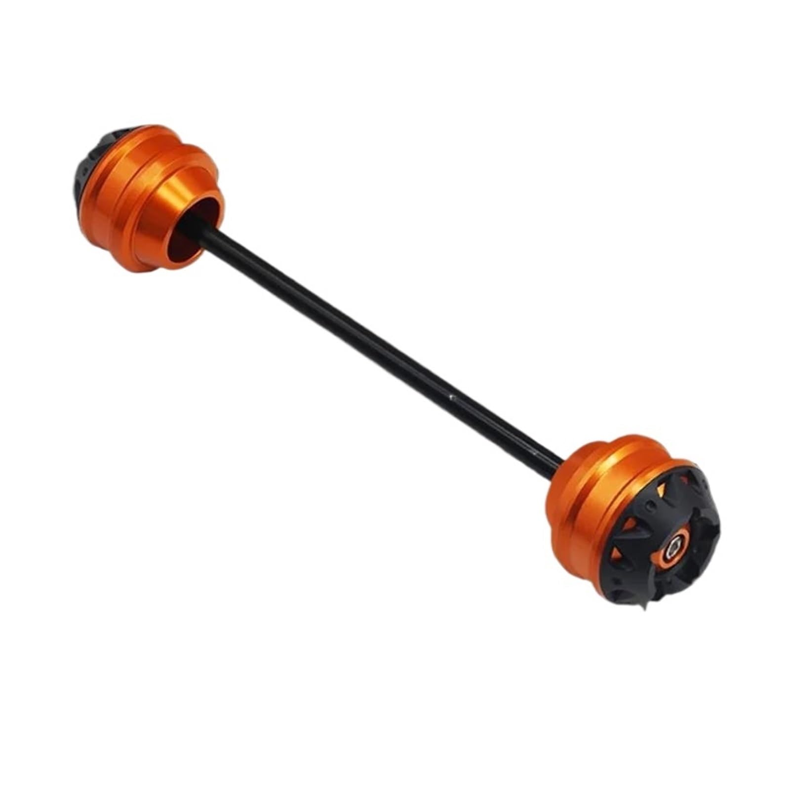 mojieuouo Für MT-07 Tracer 16-24 XSR700 15-24 Mt07 Xsr700 Vorne Hinterrad Achse Gabel Crash Slider Kappe Fallen Schutz Pad(Rear Orange) von mojieuouo