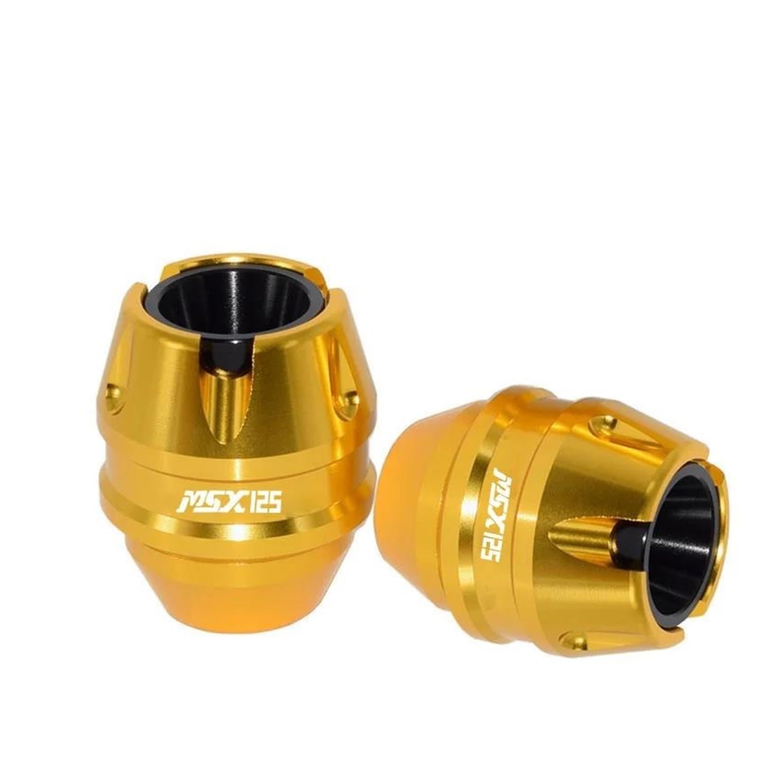 mojieuouo Für Msx125 GROM MSX 125 Zubehör Vorderradgabel Rad Absturzsicherung Rahmenschieber Anti Crash Protector(Gold b) von mojieuouo