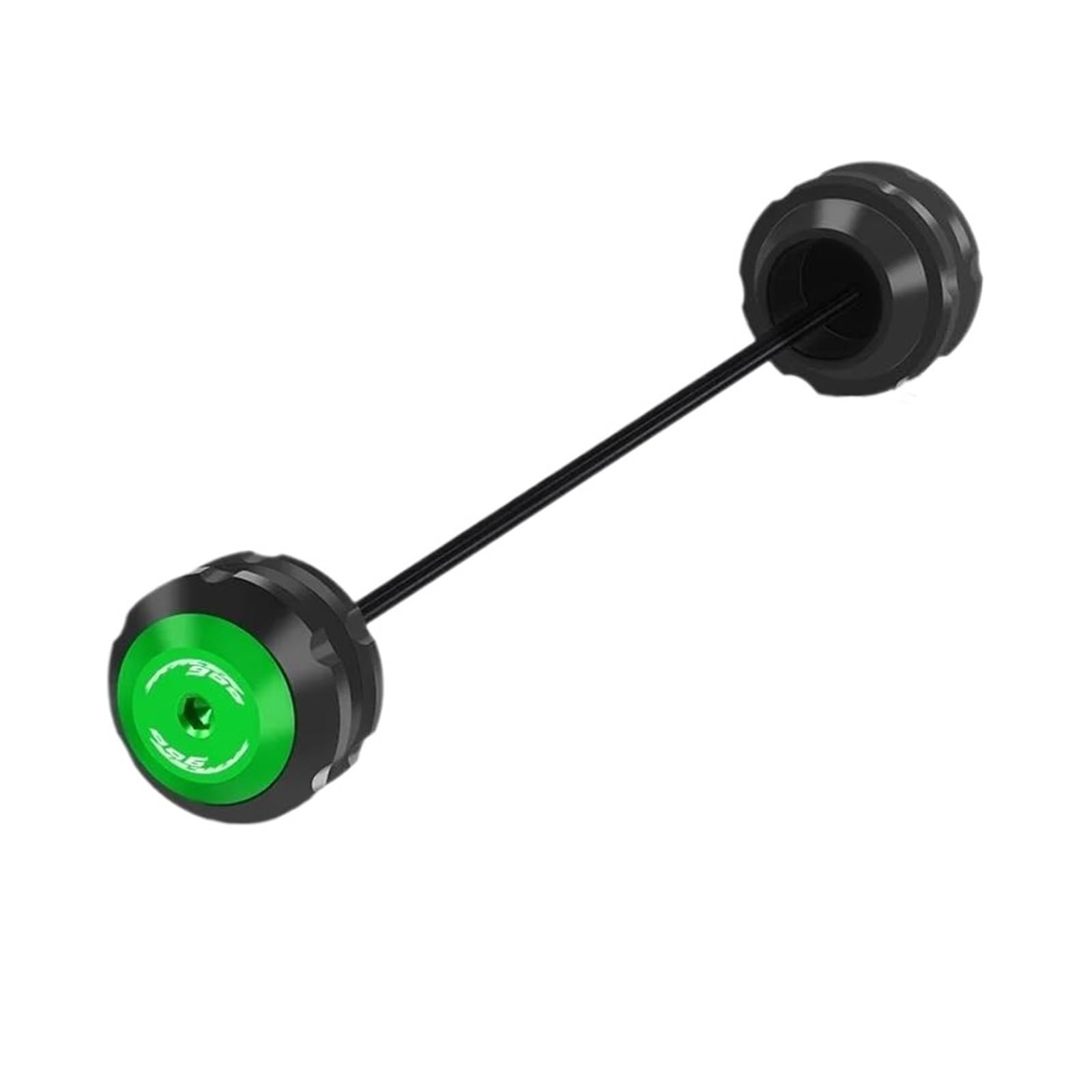 mojieuouo Für Tracer900 Tracer 900 2014–2023 2024 Vorder- Und Hinterradachse, Gabel, Crash-Slider-Schutzpolster(Green Front) von mojieuouo