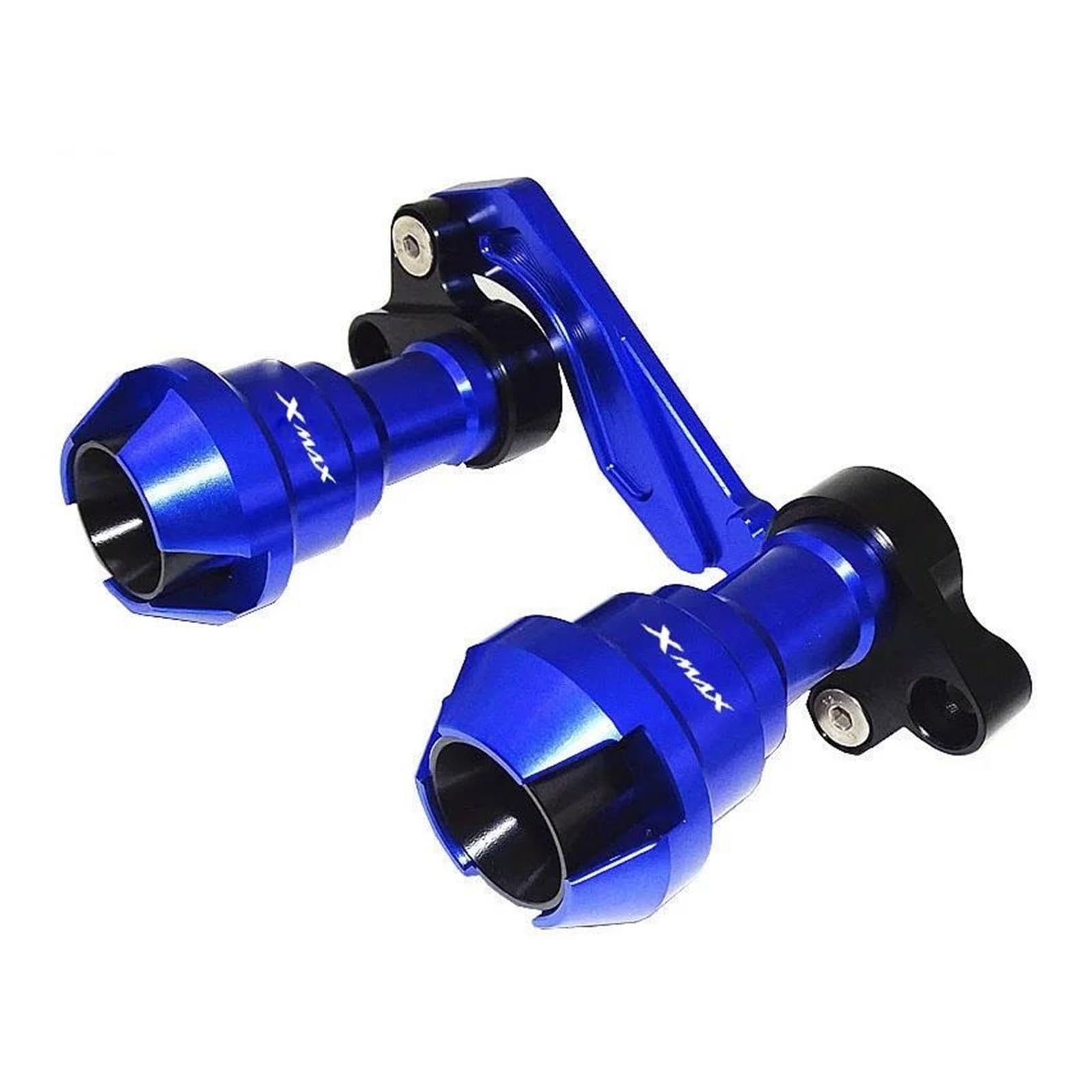 mojieuouo Für XMAX300 Xmax 300 Vorderradgabel Rad Herbst Schalldämpfer Rohr Rahmenschutz Rahmenschieber Anti Crash Protector(Blau) von mojieuouo