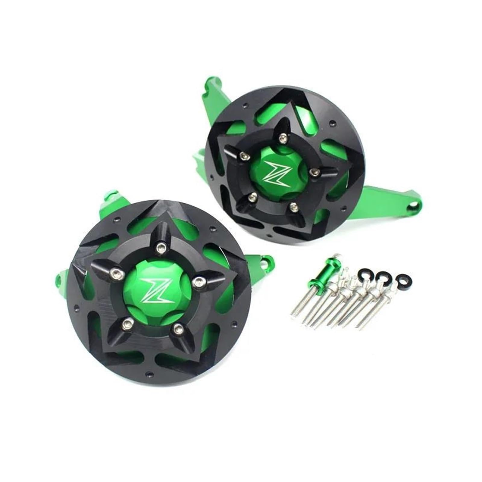 mojieuouo Für Z1000 Z1000R Z1000SX Z 1000 2010-2024 2023 2022 Motor Stator CNC Motor Schutzhülle Schutz Protektoren(Green b) von mojieuouo