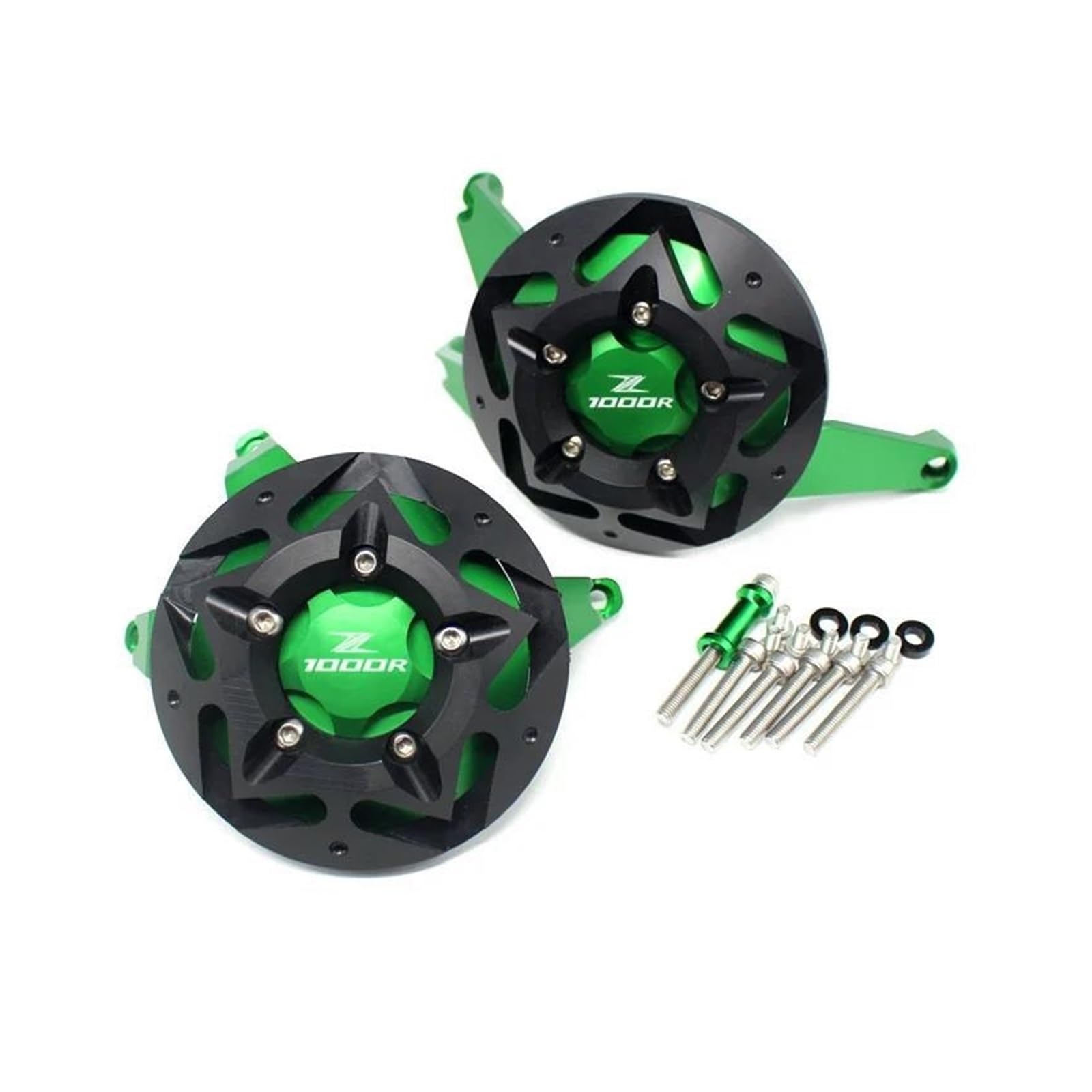 mojieuouo Für Z1000 Z1000R Z1000SX Z 1000 2010-2024 2023 2022 Motor Stator CNC Motor Schutzhülle Schutz Protektoren(Green c) von mojieuouo