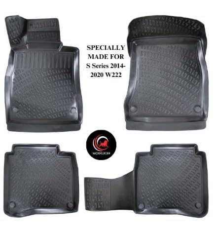 MONLION S Series 2014-2020 W222 Sonrası Pool Mat Front/Rear Set Price, Special Production Black von monlıon