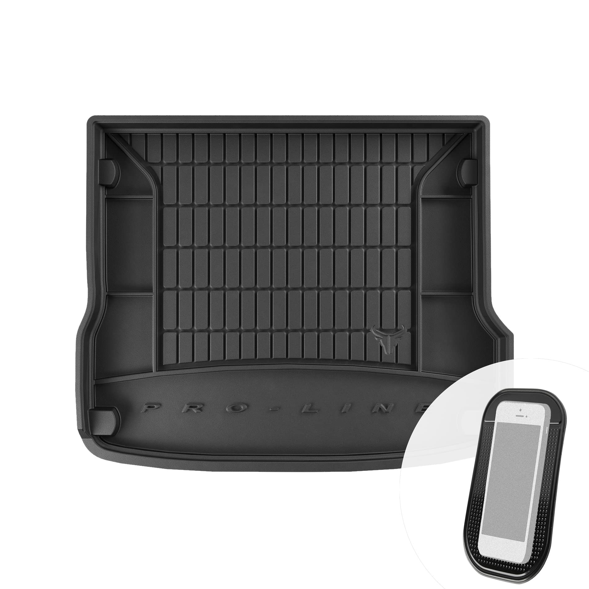 Gummi Kofferraumwanne mit Organizer-Funktion passend für Audi Q5 8R 2008-2017 von moto-MOLTICO