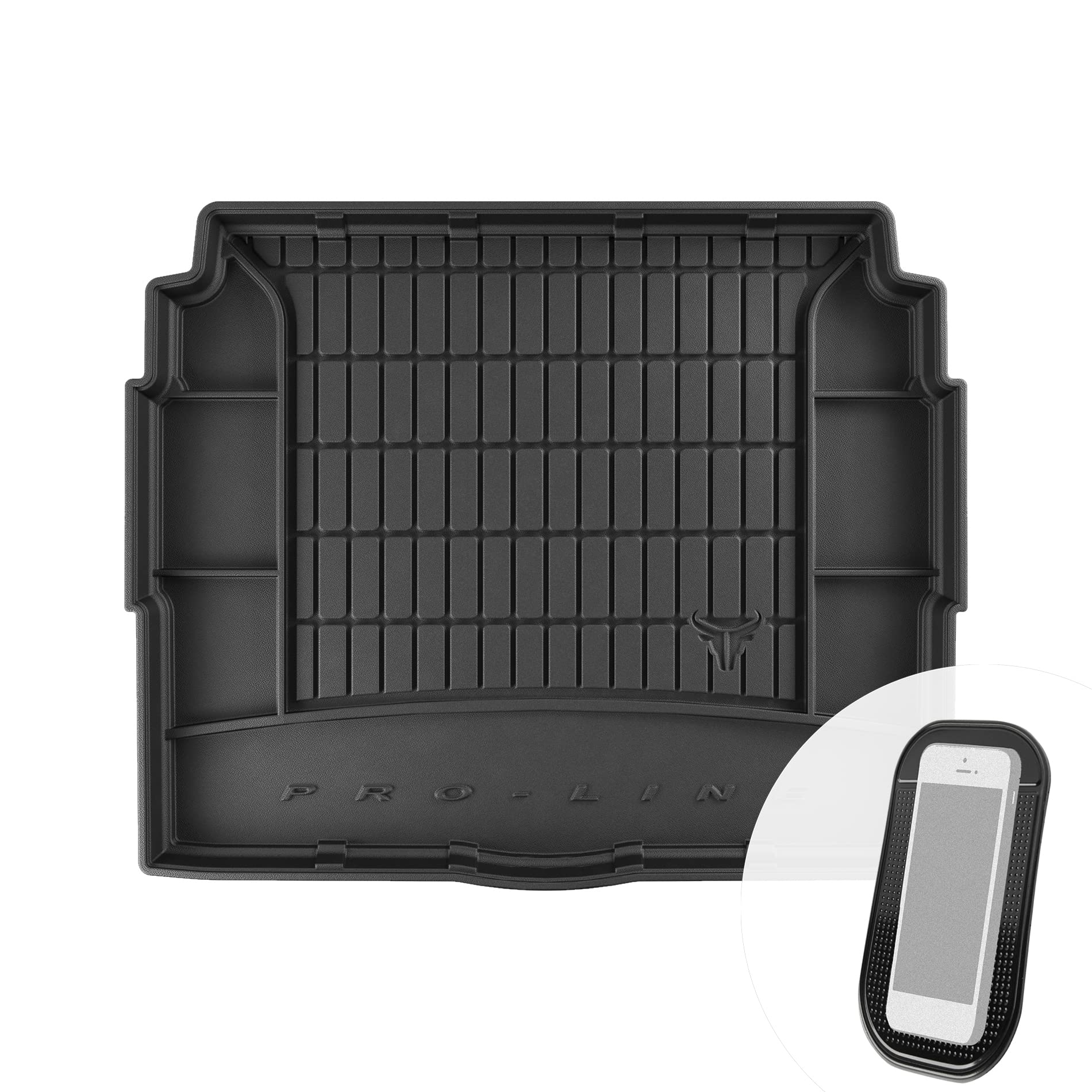 Gummi Kofferraumwanne mit Organizer-Funktion passend für Citroen C5 Aircross ab 2019 von moto-MOLTICO