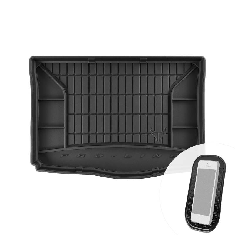 Gummi Kofferraumwanne mit Organizer-Funktion passend für FIAT Punto 2012-2014 von moto-MOLTICO