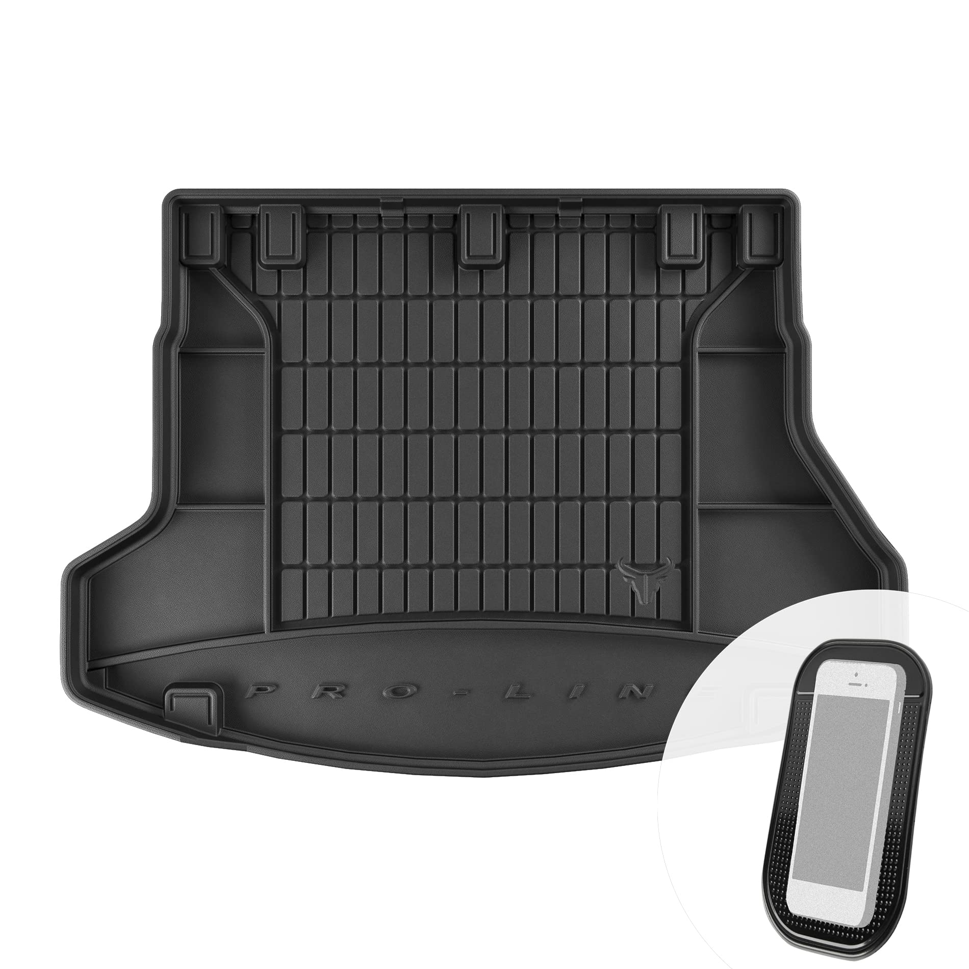 Gummi Kofferraumwanne mit Organizer-Funktion passend für Hyundai i30 II Kombi 2012-2017 von moto-MOLTICO