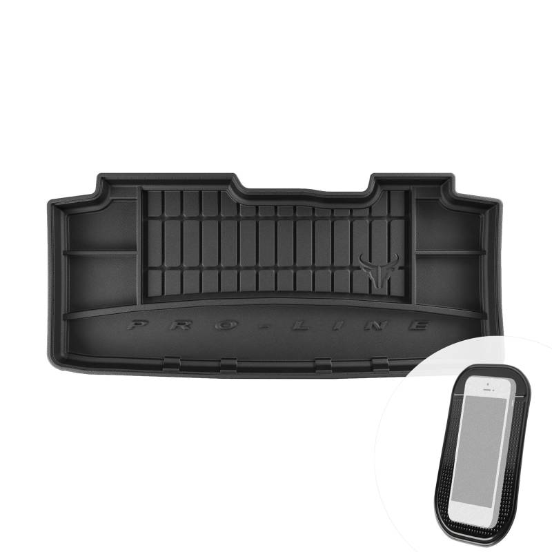 Gummi Kofferraumwanne mit Organizer-Funktion passend für Renault Modus 2004-2012 von moto-MOLTICO