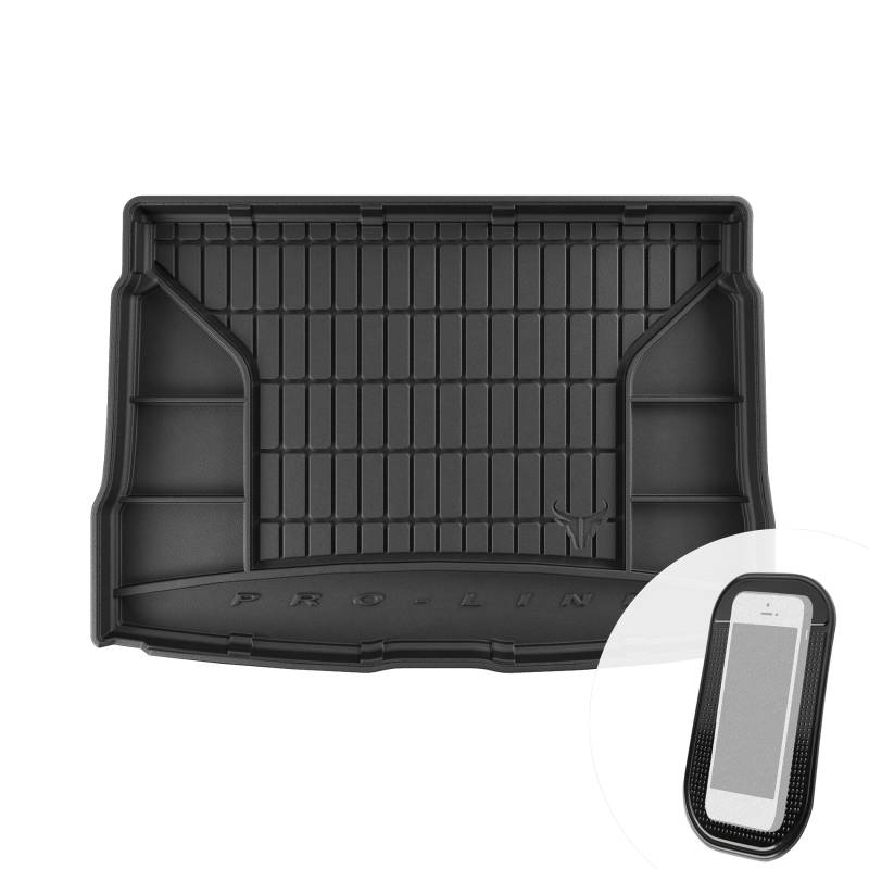 Gummi Kofferraumwanne mit Organizer-Funktion passend für VW Golf VI 2008-2012 von moto-MOLTICO