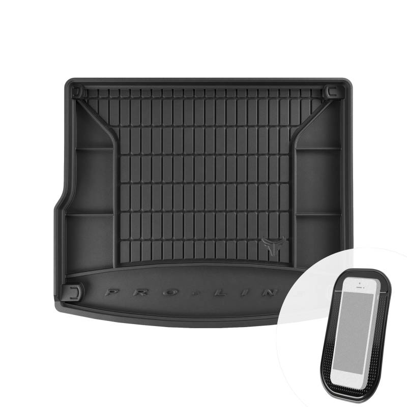 Gummi Kofferraumwanne mit Organizer-Funktion passend für VW Touareg II FL 2014-2018 von moto-MOLTICO