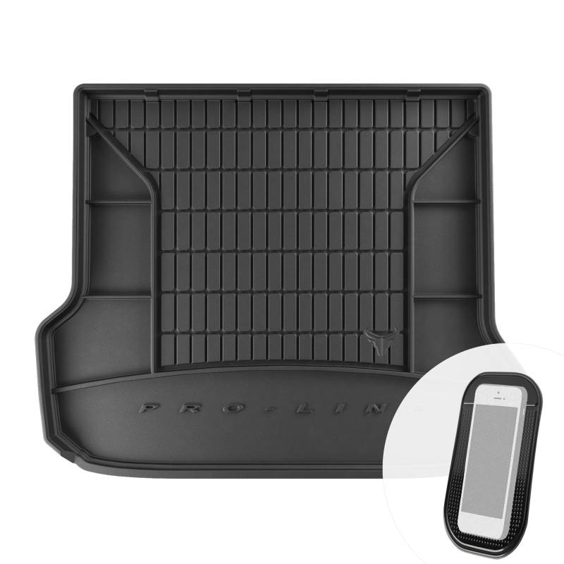 Gummi Kofferraumwanne mit Organizer-Funktion passend für Volvo V70 III 2007-2016 von moto-MOLTICO