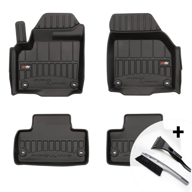 moto-MOLTICO 3D Gummimatten Auto Fußmatten Gummi Automatten 4-teilig Set - passend für Land Rover Range Evoque ab 2011 von moto-MOLTICO