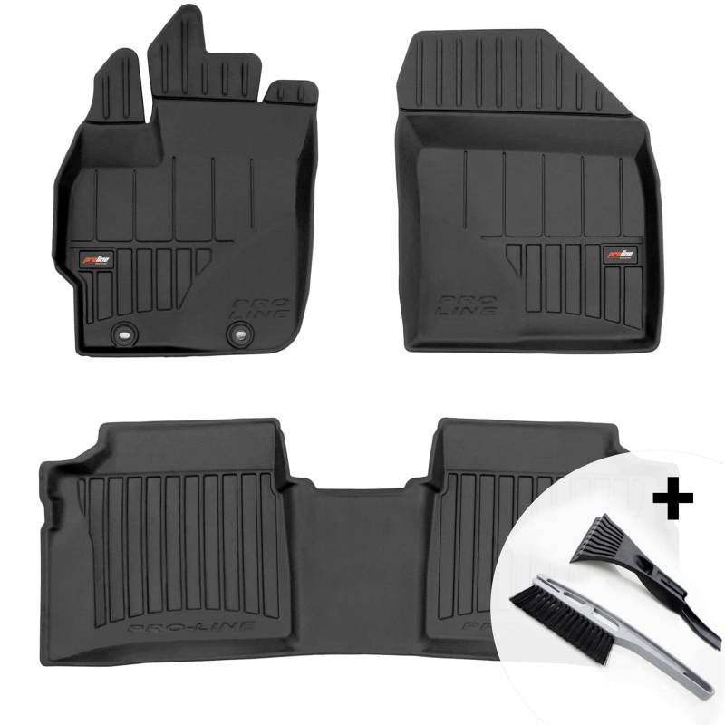 moto-MOLTICO 3D Gummimatten Auto Fußmatten Gummi Automatten 4-teilig Set - passend für Toyota Prius III 2010-2015 von moto-MOLTICO