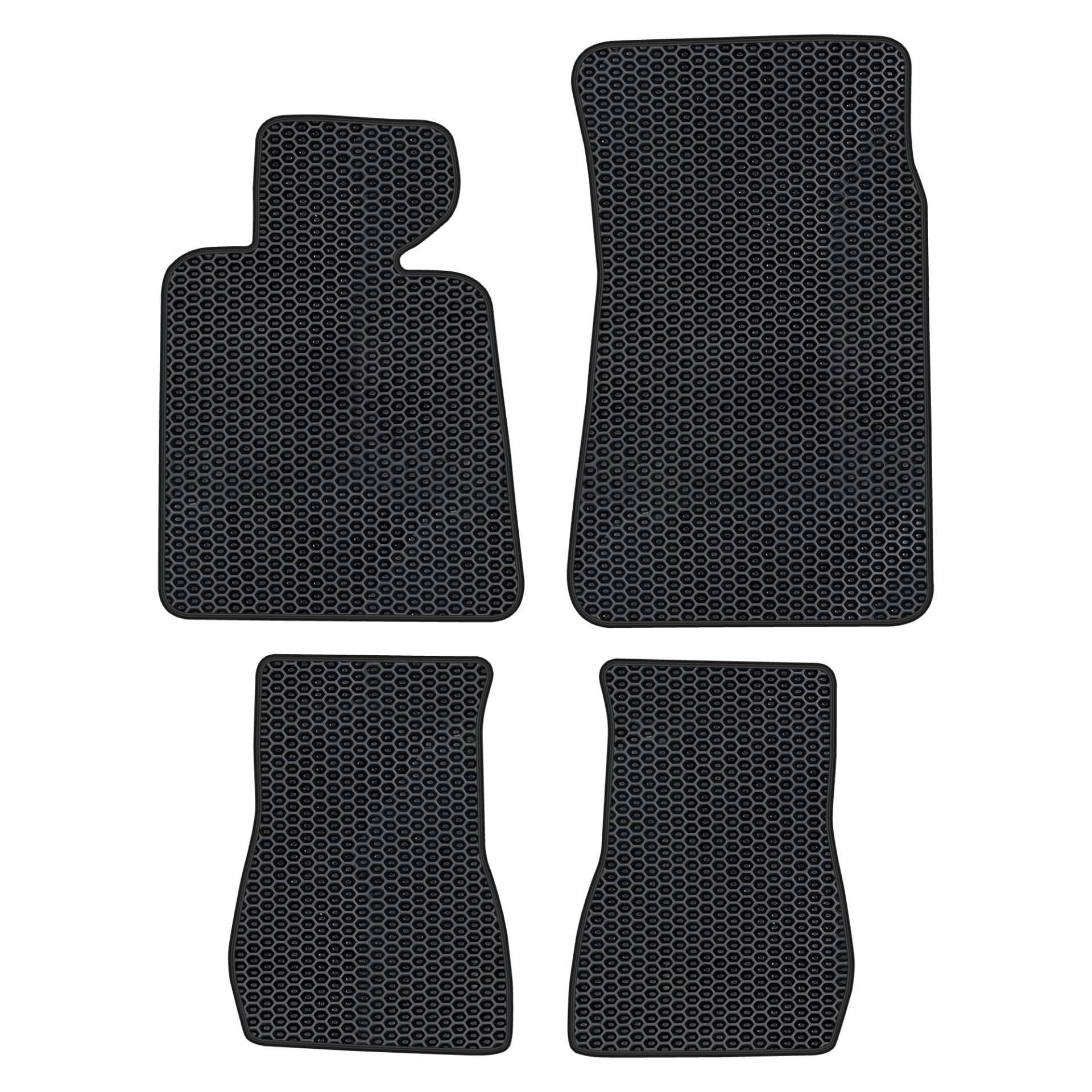 moto-MOLTICO Fußmatte Auto - Automatten - Auto Teppiche - Eva Material Auto Fussmatten - Car Mats - Auto Fußmatten passend für BMW 3er E30 Cabrio 1982-1994 von moto-MOLTICO