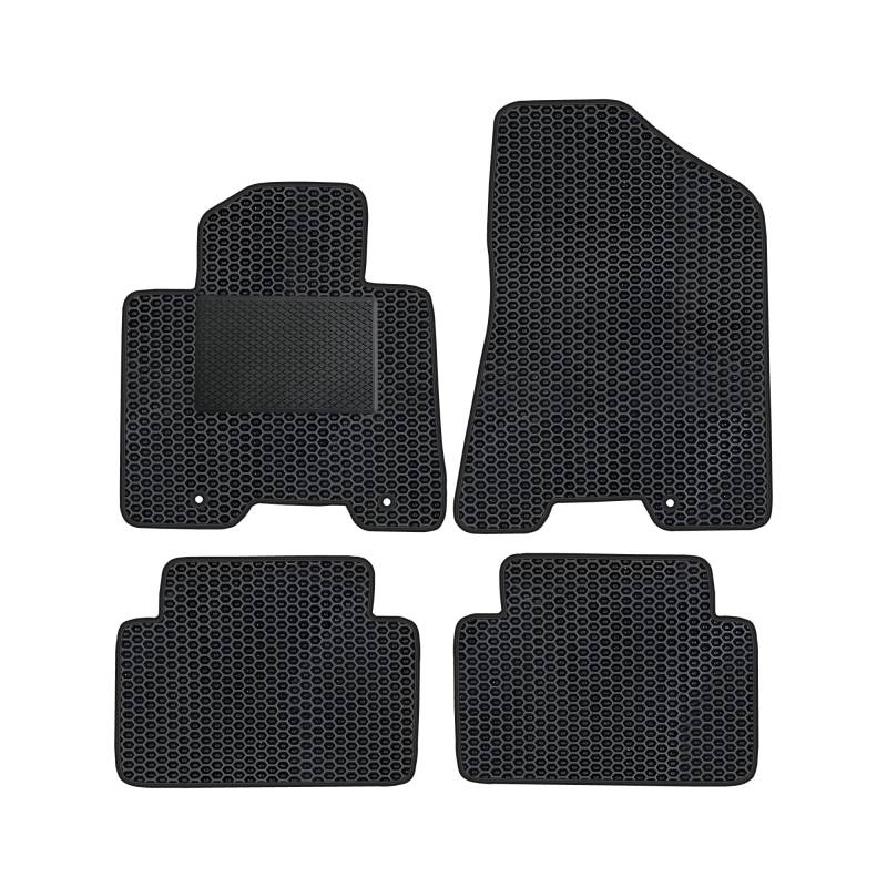 moto-MOLTICO Fußmatte Auto - Automatten - Auto Teppiche - Eva Material Auto Fussmatten - Car Mats - Auto Fußmatten passend für Hyundai Tucson Kia Sportage IV 2015-2020 (mit Verstärkung) von moto-MOLTICO