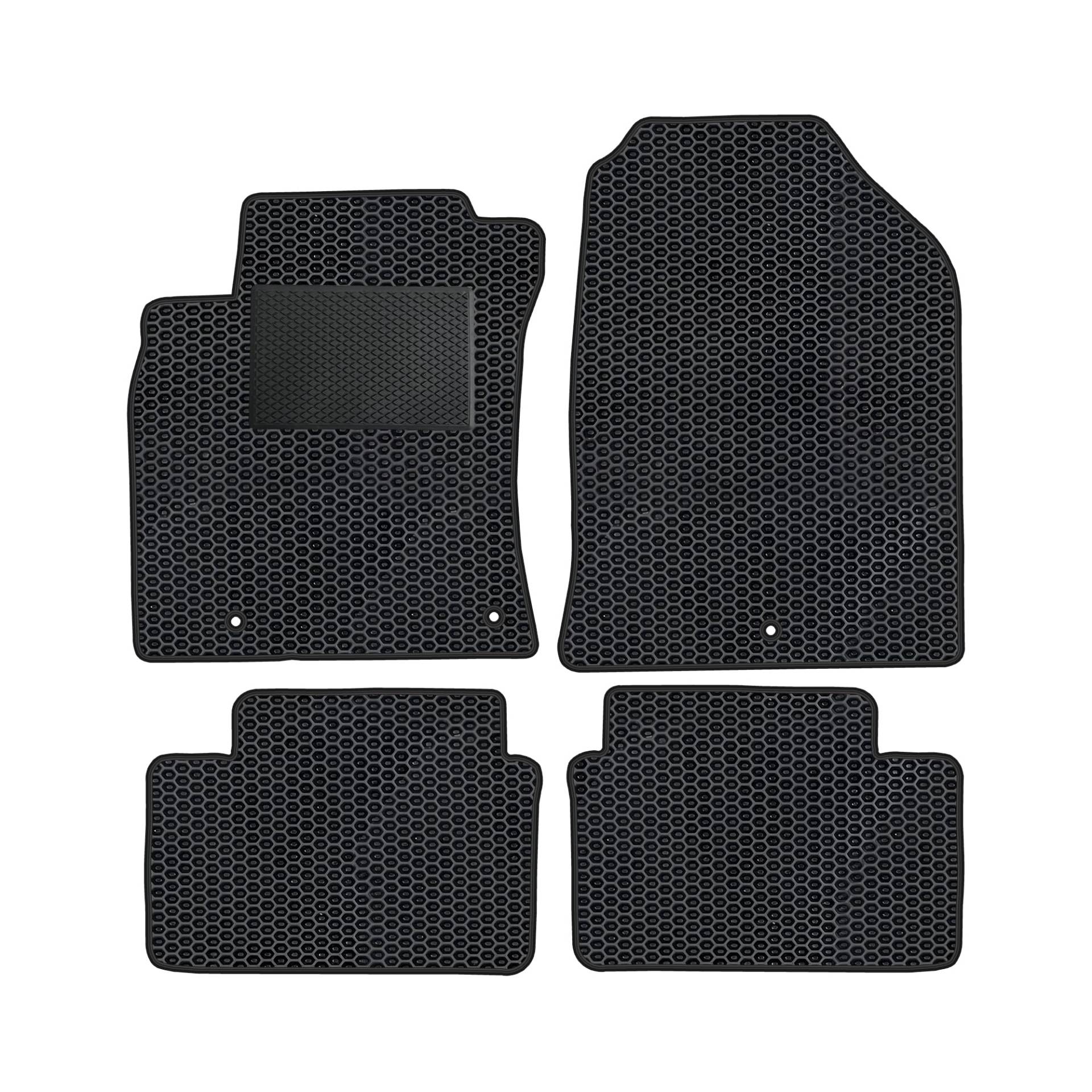 moto-MOLTICO Fußmatte Auto - Automatten - Auto Teppiche - Eva Material Auto Fussmatten - Car Mats - Auto Fußmatten passend für Hyundai i30 III ab 2017 (mit Verstärkung) von moto-MOLTICO