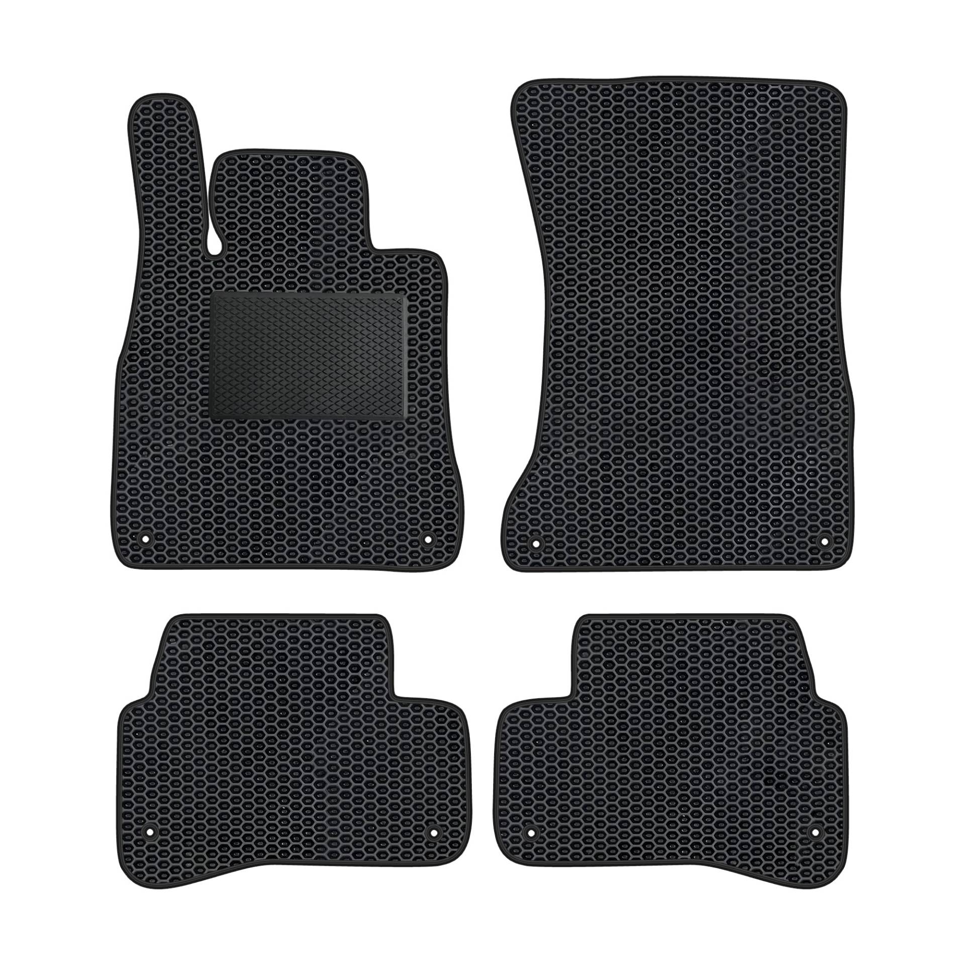 moto-MOLTICO Fußmatte Auto - Automatten - Auto Teppiche - Eva Material Auto Fussmatten - Car Mats - Auto Fußmatten passend für Mercedes-Benz S-Klasse Coupe W222 2015-2020 (mit Verstärkung) von moto-MOLTICO