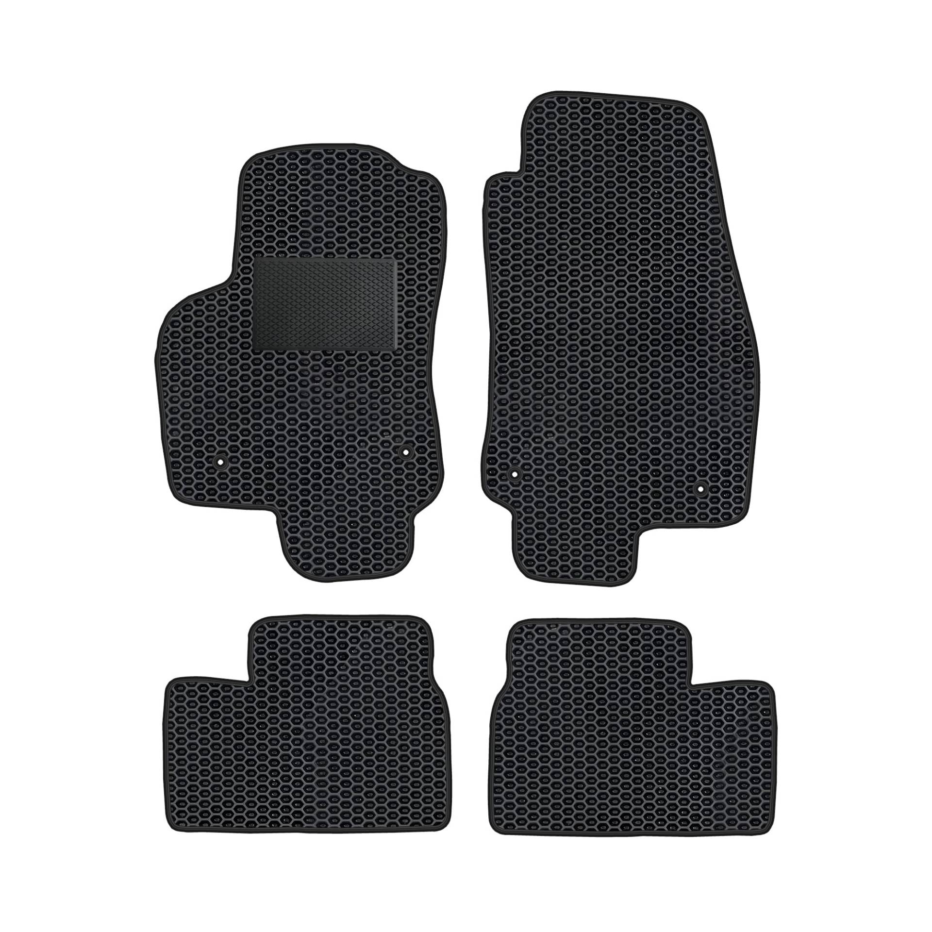 moto-MOLTICO Fußmatte Auto - Automatten - Auto Teppiche - Eva Material Auto Fussmatten - Car Mats - Auto Fußmatten passend für Opel Astra H 2004-2009 (mit Verstärkung) von moto-MOLTICO