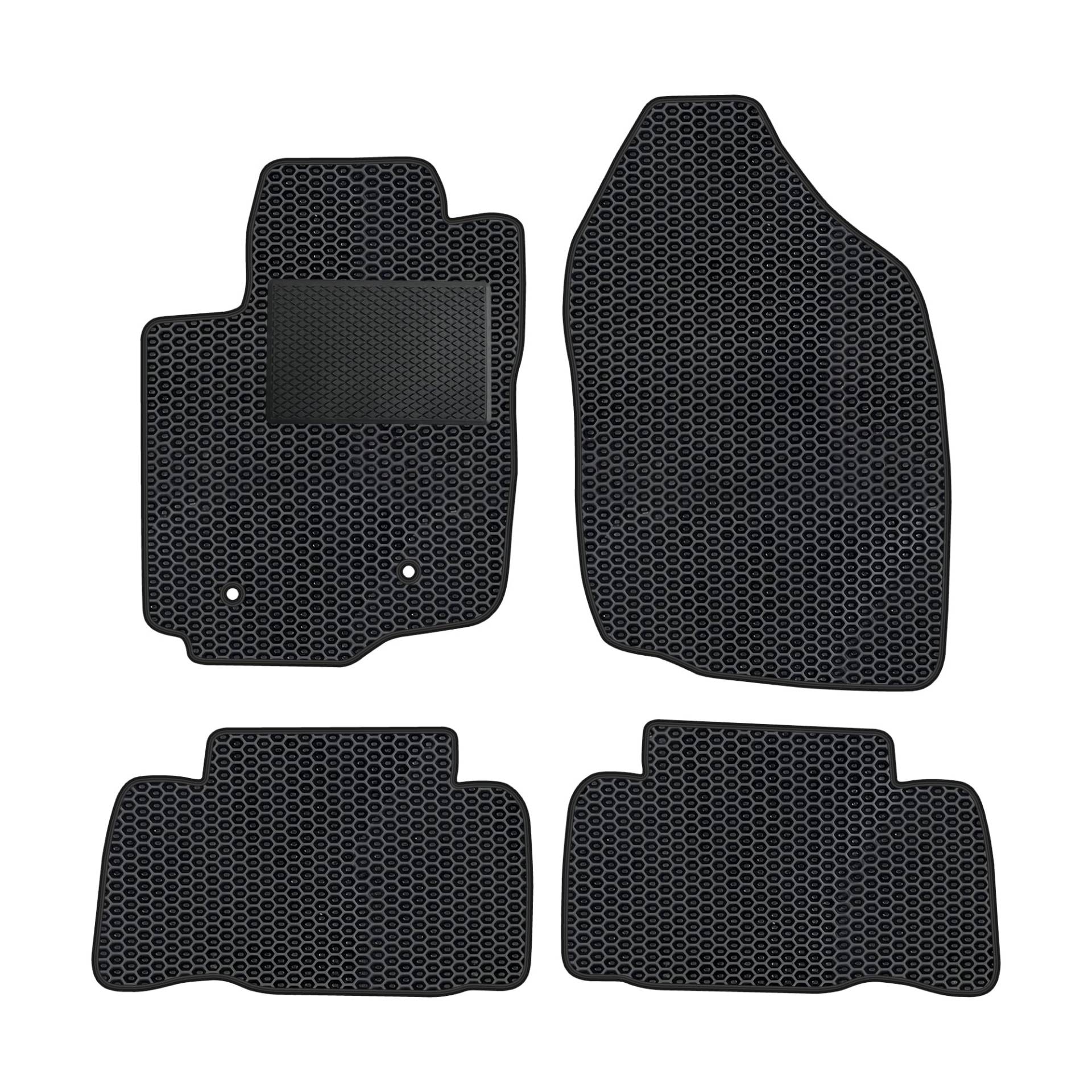 moto-MOLTICO Fußmatte Auto - Automatten - Auto Teppiche - Eva Material Auto Fussmatten - Car Mats - Auto Fußmatten passend für Toyota RAV4 III 2006-2012 (mit Verstärkung) von moto-MOLTICO