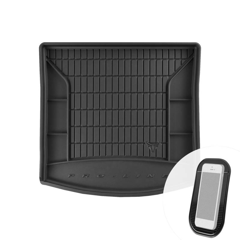 Gummi Kofferraumwanne mit Organizer-Funktion passend für VW Touran I FL 2010-2015 von moto-MOLTICO