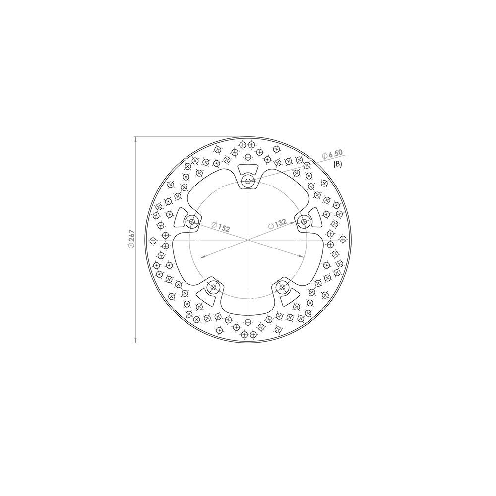 Bremsscheibe NG 1081 von motodak