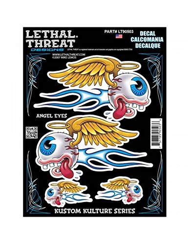 Motodak Aufkleber-Sticker Lethal Threat Engels- Augen (15x20cm) (lt90503) von motodak