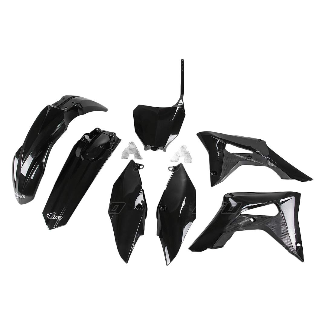 UFO PLAST KIT SCHWARZ Honda CRF 250R 2018-2021 von motodak