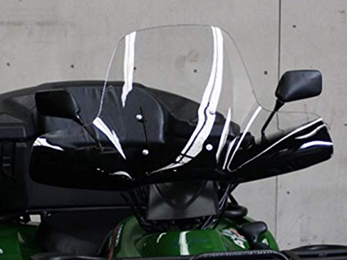 motorsportgoetz Quad ATV Windschild Windabweiser Frontscheibe, Klar, Glas, 3.5 Millimeter, Für ATVs von motorsportgoetz