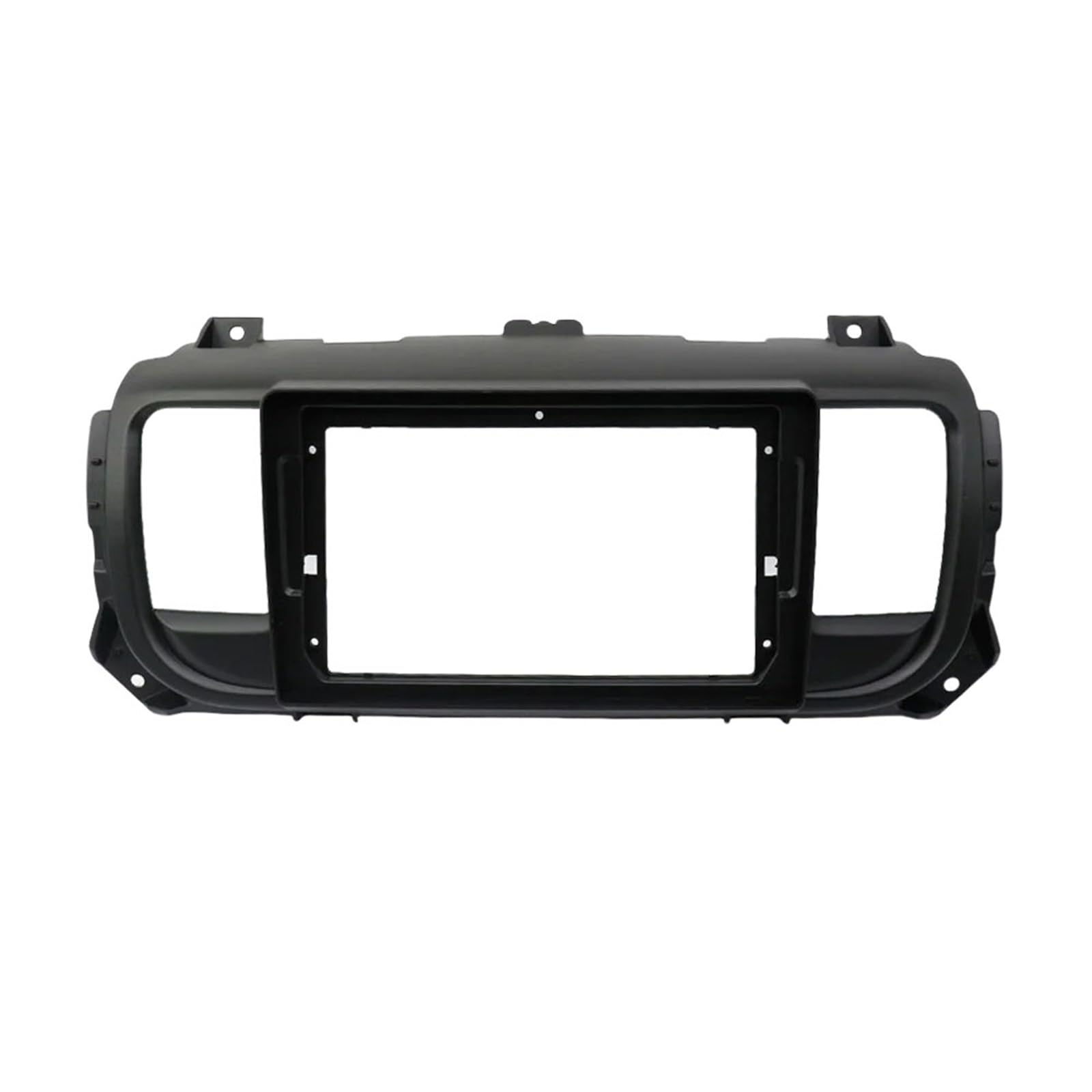 Auto-Audio-Rahmen 9 Zoll Auto-DVD-Rahmen Audio-Armaturenbrett-Trim-Kit Panel Radio Großer Bildschirm/Passend for CITROEN Toyota Proace PEUGEOT Expert Traveler 2016+,Autoradio Radioblende Doppel(Onl von mraznlbm