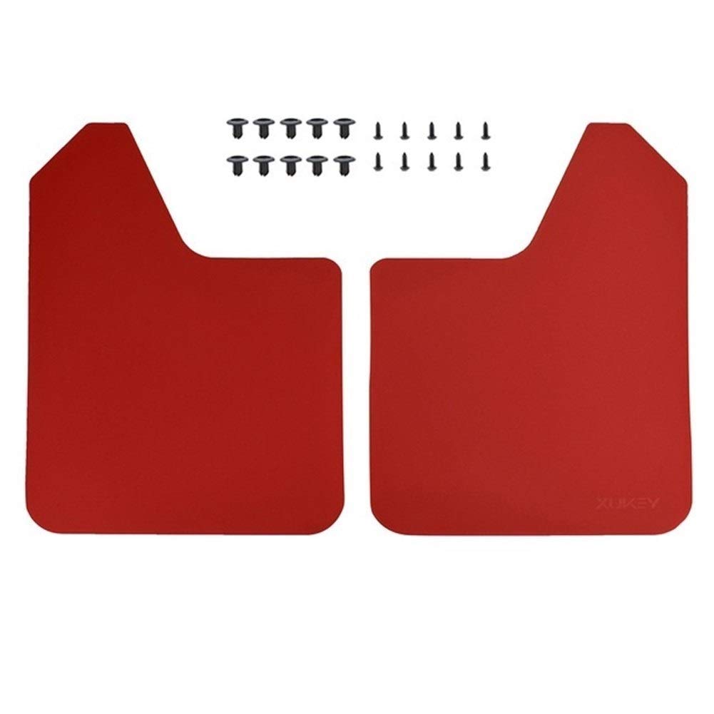 Auto-Kotflügel Passend for Auto-Schmutzfänger, Kotflügelverbreiterungen, Spritzschutz, Kotflügel vorn und hinten, Spritzschutz, Außenteile Auto-kotflügelverbreiterungen(2pcs set Red) von mraznlbm