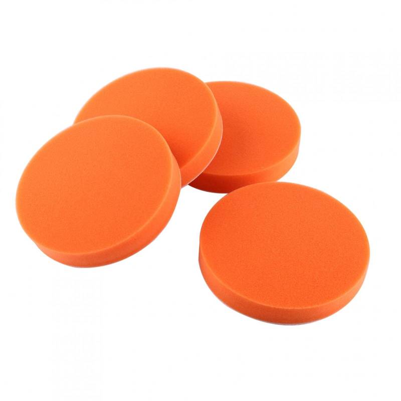 mumisuto 10Pcs Schwamm Polierpads Kit, Auto Polierpads, 6 "(150mm) Schwamm Polieren Polieren Wachspad Kit Werkzeug Für Auto Polierer Puffer Orange von mumisuto