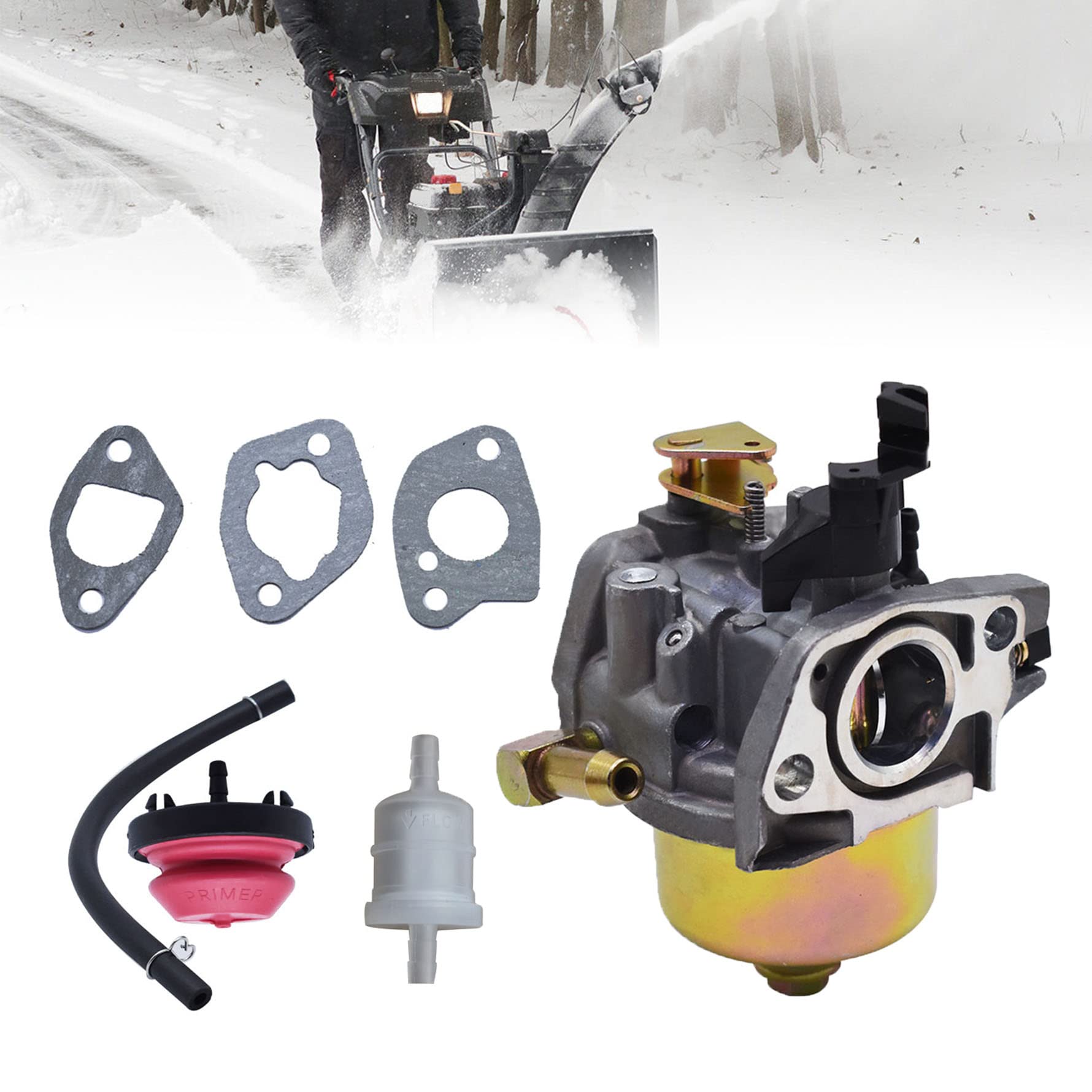 munirater Vergaser Ersatz für Troy-Bilt Storm 2410 2420 2620 2690 2690XP Schneefräse Huayi 170-SU 270 MTD 95110974 95110974A 95112705 von munirater