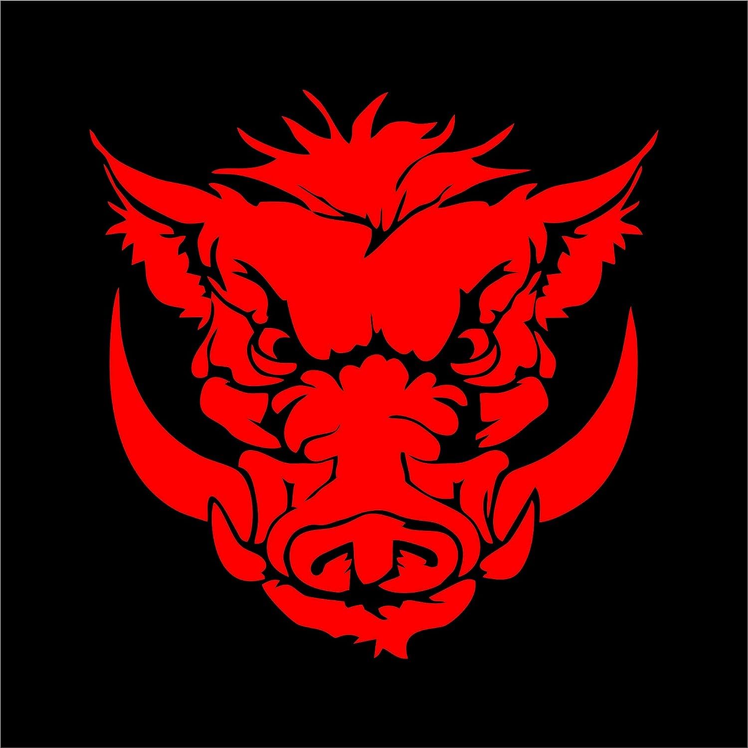 myrockshirt Wildsau Kopf Wildschwein Aufkleber Autoaufkleber Sticker Wandtattoo Profi Qualität von myrockshirt