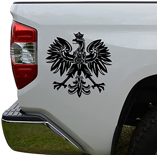 myrockshirt Adler Polen Polska 20cm Aufkleber Autoaufkleber Sticker ohne Hintergrund Auto PKW Lack Scheibe von myrockshirt