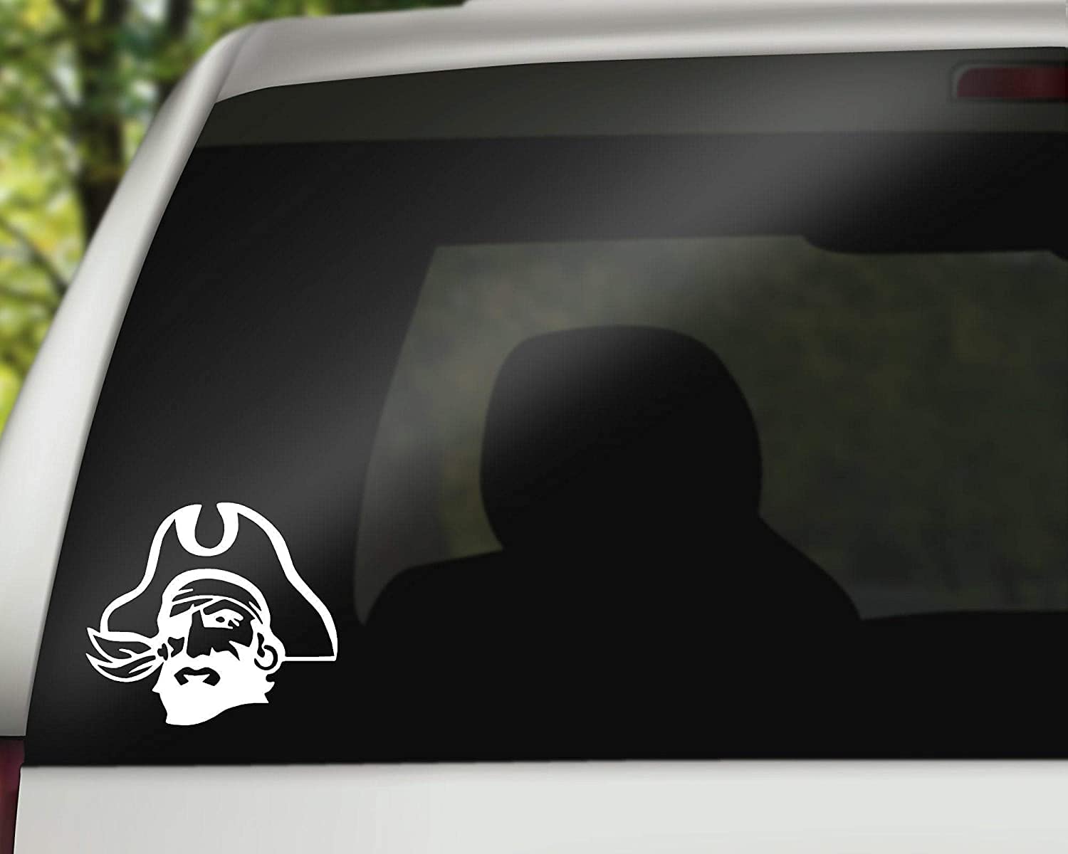 myrockshirt Pirat Piratenkopf 10 cm Aufkleber Autoaufkleber Sticker ohne Hintergrund Auto PKW Lack Scheibe von myrockshirt