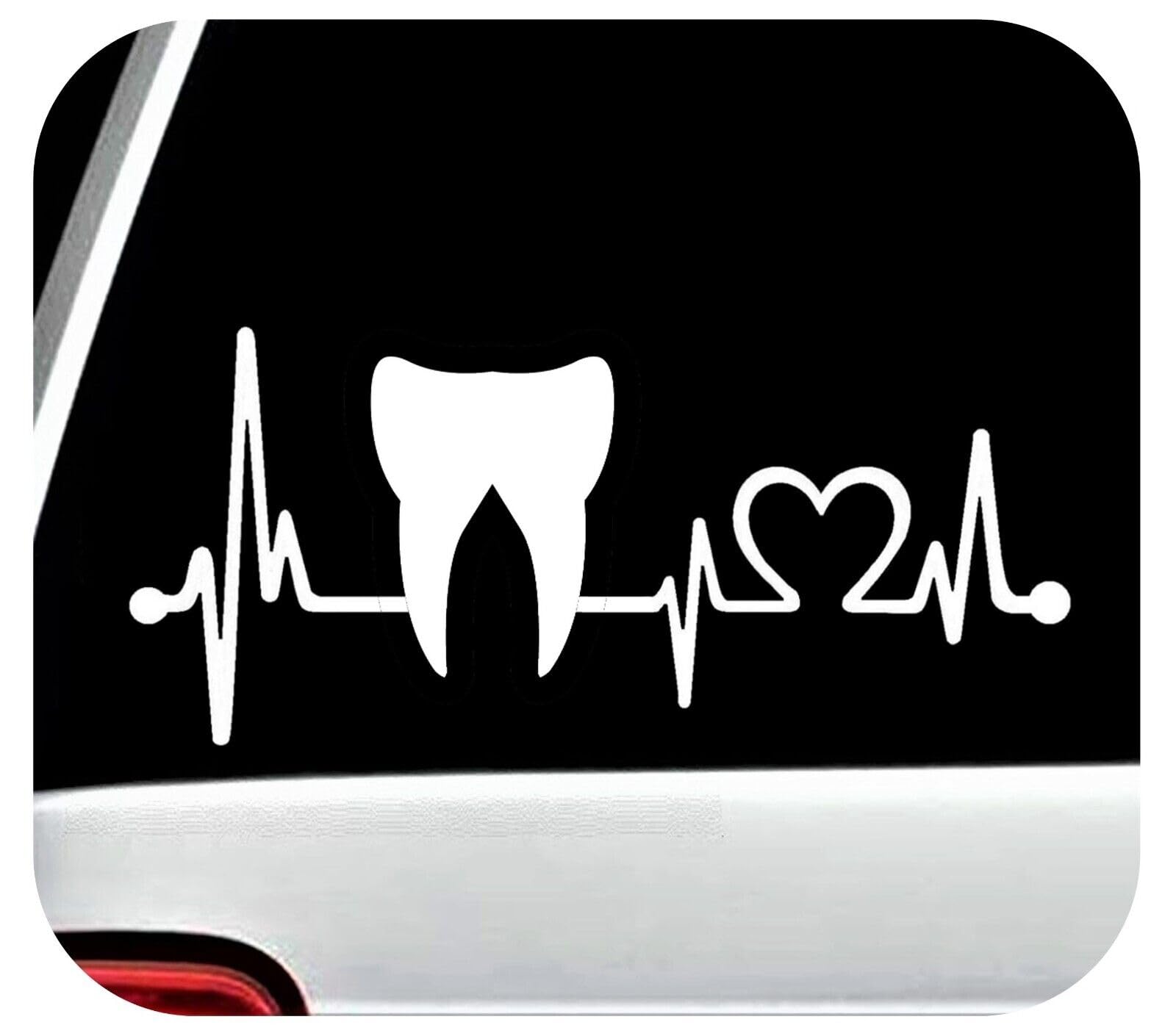 myrockshirt Zahn Dentist Zahnarzt Praxis Aufkleber Sticker Größe&Farbe wählbar Decal von myrockshirt