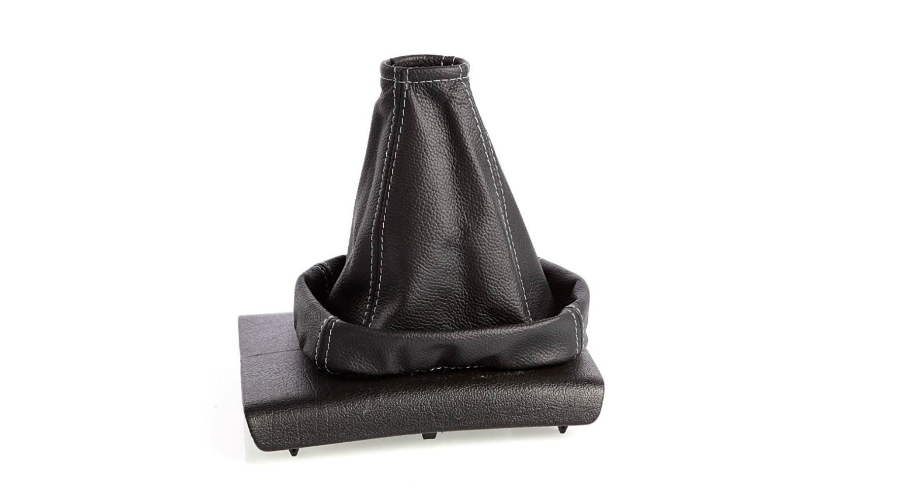 myshopx Schaltmanschette Schaltsack Sack Automatik Schwarz Faden Schwarz Echt Leder SA58 von myshopx