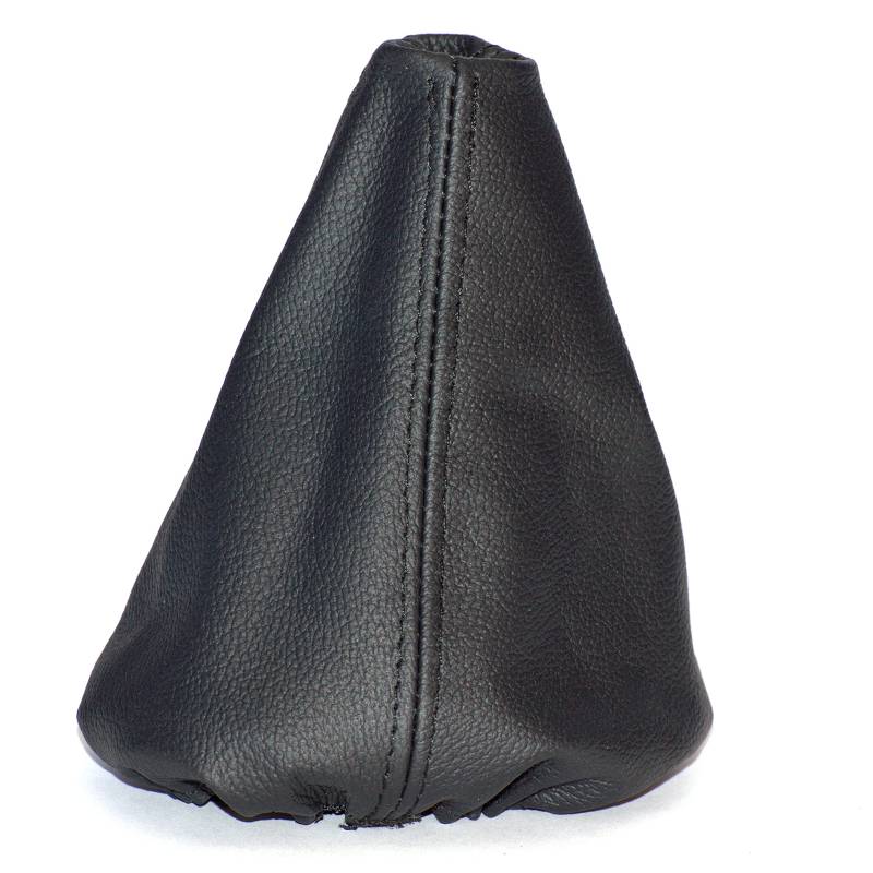 Schaltmanschette Schaltsack Sack Schwarz Faden Schwarz Echt Leder myshopx SA41 von myshopx